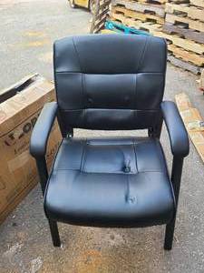 lot 25 image: Lorell Guest Chair, 24 x 25-58 x 33-14 in, BlackEspresso