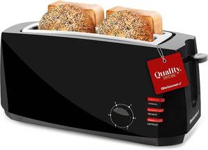 lot 79 image: Elite Gourmet ECT4829B# Long Slot Toaster,
