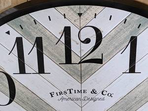 lot 136 image: First Time & Co. 20 Farmhouse Wallclock