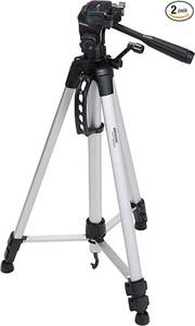 lot 135 image: Two Amazon Basics Adjustable Tripods