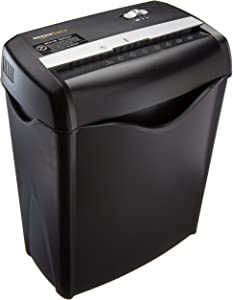lot 93 image: Amazon Basics 6 Sheet Cross Cut Paper Shredder