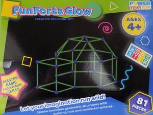 Five Fun Activities For Kids - Fun Forts Glow Set, Little Live Pet Butterfly, Large Dump Truck, (2) Plush Animals, Whack A Frog Game