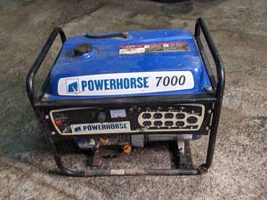 lot 20 image: Powerhorse 7000 Starts with Starte...