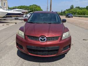 lot 4 image: 2008 Mazda CX-7 (Maroon) Hail Dama...