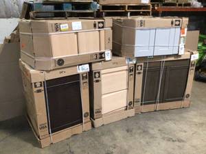 lot 25 image: Pallet with assorted Cabinets various models and conditions customer return see pictures