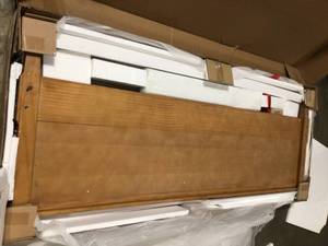 lot 39 image: Marsden Patina Finish King Cane Bed (81.1 in. W x 54 in. H) open box customer retun see pictures