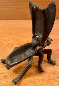 lot 99 image: Charming Cast Iron Fly with Secret Storage
