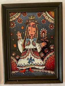 lot 130 image: Whimsical Framed Art