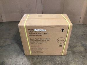 Husky Heavy Duty Welded 20-Gauge Steel Wall Mounted Garage Cabinet in Black (28 in. W x 22 in. H x 14 in. D) - Review all pictures