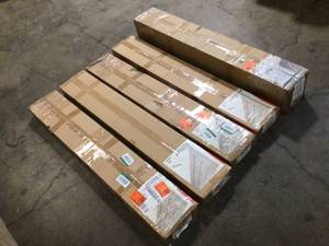 Norsk Slatwall Panel Kit (2-Piece) - Lot of 5 Boxes - Customer Returns