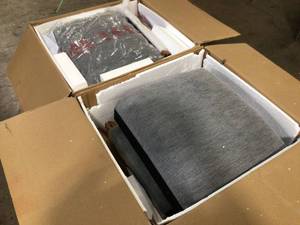 INKIVY Novak Grey Lounge Arm Chair - Lot of 2 - Open Box - Review all pictures