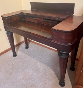 lot 85 image: Antique Writing Desk or Antique Spinet Desk