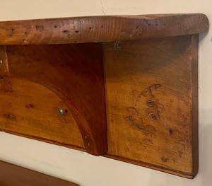lot 99 image: Vintage Wooden Shelf