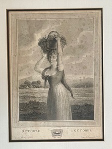 lot 122 image: Vintage Framed Etching Print