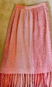lot 134 image: Vintage Lena Rewell Design All Wool Handwoven Skirt from Finland