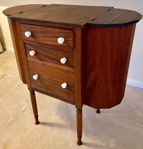 lot 158 image: Amazing Vintage Sewing Table