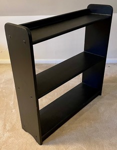 lot 156 image: Petite Black Bookshelf