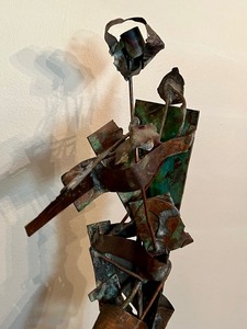 lot 185 image: Abstract Metal Sculpture