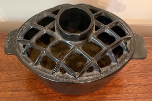 lot 222 image: Cool Cast Iron Planter
