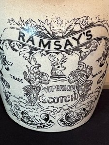 lot 38 image: Vintage Ramsays Superior Scotch Jug
