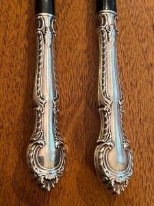 lot 30 image: Gorham Sterling Salad Serving Utensils