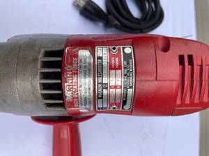 lot 143 image: Milwaukee 12 Inch High Rotating Force Drill