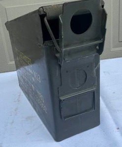 lot 158 image: Vintage Metal Ammo Box