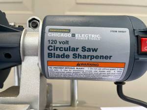 lot 165 image: Chicago Electric Circular Saw Blade Sharpener