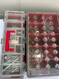 lot 169 image: Large Lot of Nuts and Bolts in Organizers