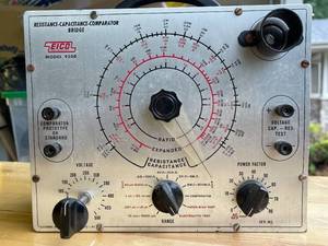 lot 195 image: Vintage Eico Resistance - Capacitor  Bridge