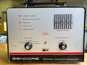 lot 196 image: Sencore Standard Color Bar Generator