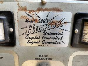 lot 197 image: Hickock Vintage Universal Crystal Control Generator