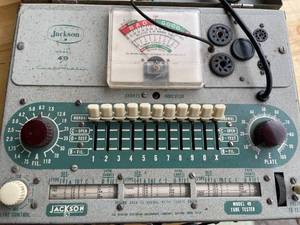 lot 206 image: Jackson Vintage Tube Tester