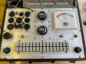 lot 235 image: Vintage Jackson Tube Tester Model 648R