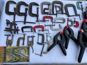 lot 243 image: Clamp Lot In Assorted Sizes
