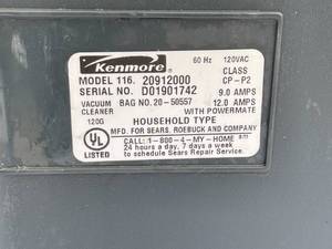 lot 250 image: Kenmore Progressive Hepa Filter Model DP1901742
