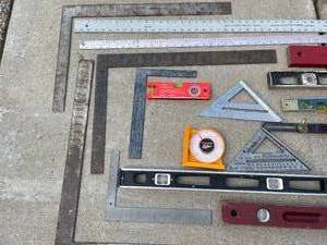 lot 253 image: Assorted Squares And Levels