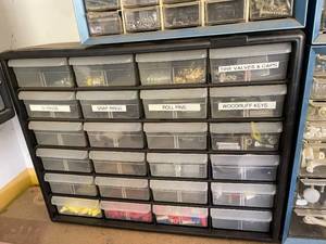 lot 302 image: 4 Tool Organizers With Hardware