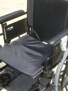 lot 64 image: Like New Black Wheel Chair with Leg Attachments