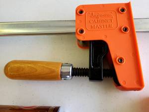 lot 41 image: (2) Woodworking Jorgensen Cabinet Master Clamps