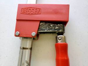 lot 44 image: (2) Very Nice Bessey Woodworking Clamps