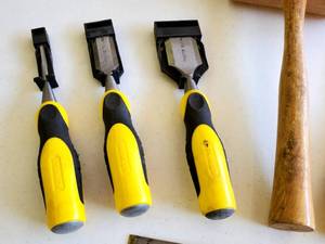 lot 59 image: Woodworking Chisels