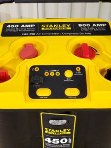 lot 35 image: Stanley Fatmax Power Starter  Air Compressor Combo