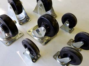 lot 76 image: Assorted Caster Wheels