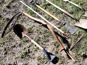 lot 350 image: Assorted Yard Tools Lot