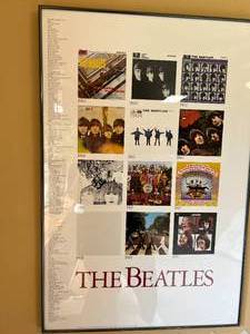 Beatles Framed Poster 1987