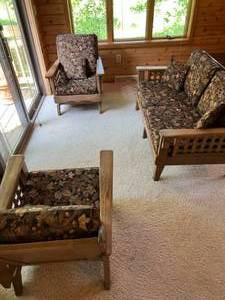 Mid Century Couch & Rocking Chairs