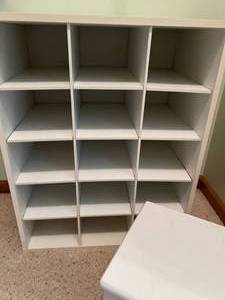 Small Stool and Shoe Organizer