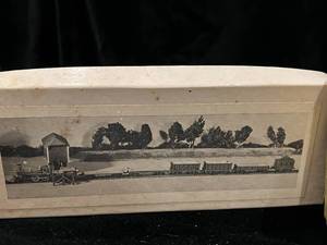 2 Vintage Train Models