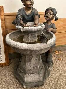 Boy and Girl Water Fountain